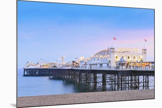 Europe, United Kingdom, England, East Sussex, Brighton and Hove, Brighton, Palace (Brighton) Pier-Alex Robinson-Mounted Photographic Print