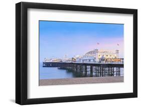 Europe, United Kingdom, England, East Sussex, Brighton and Hove, Brighton, Palace (Brighton) Pier-Alex Robinson-Framed Photographic Print