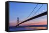 Europe, United Kingdom, England, East Yorkshire, Hull, Humber Bridge-Mark Sykes-Framed Stretched Canvas