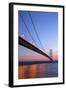 Europe, United Kingdom, England, East Yorkshire, Hull, Humber Bridge-Mark Sykes-Framed Photographic Print