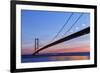 Europe, United Kingdom, England, East Yorkshire, Hull, Humber Bridge-Mark Sykes-Framed Photographic Print