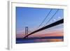 Europe, United Kingdom, England, East Yorkshire, Hull, Humber Bridge-Mark Sykes-Framed Photographic Print