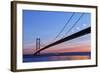 Europe, United Kingdom, England, East Yorkshire, Hull, Humber Bridge-Mark Sykes-Framed Photographic Print