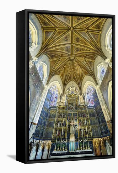 Europe, United Kingdom, England, Lancashire, Lancaster, Lancaster Cathedral-Mark Sykes-Framed Stretched Canvas