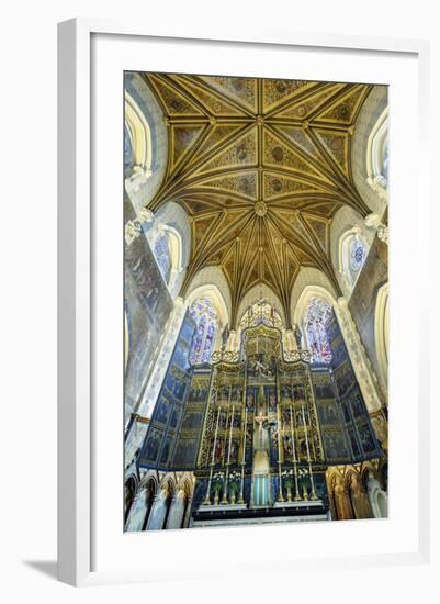 Europe, United Kingdom, England, Lancashire, Lancaster, Lancaster Cathedral-Mark Sykes-Framed Photographic Print