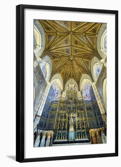 Europe, United Kingdom, England, Lancashire, Lancaster, Lancaster Cathedral-Mark Sykes-Framed Photographic Print