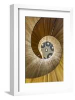 Europe, United Kingdom, England, Middlesex, London, Citizenm Hotel Spiral Staircase-Mark Sykes-Framed Photographic Print