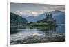 Europe, United Kingdom, Scotland, Dornie,Eilean Donan Castle, west,-Christian Heeb-Framed Photographic Print