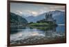 Europe, United Kingdom, Scotland, Dornie,Eilean Donan Castle, west,-Christian Heeb-Framed Photographic Print