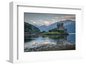 Europe, United Kingdom, Scotland, Dornie,Eilean Donan Castle, west,-Christian Heeb-Framed Photographic Print