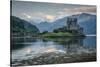 Europe, United Kingdom, Scotland, Dornie,Eilean Donan Castle, west,-Christian Heeb-Stretched Canvas