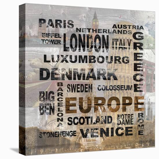 Europe-Alicia Soave-Stretched Canvas