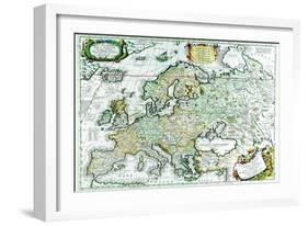 Europe-Vincenzo Coronelli-Framed Art Print