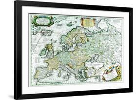 Europe-Vincenzo Coronelli-Framed Art Print