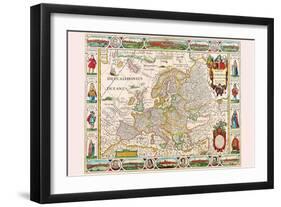 Europe-Nicolas Visscher-Framed Art Print