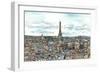 European Afternoon II-Melissa Wang-Framed Premium Giclee Print