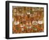 European Beer Glasses with Pretzels-Karen M^ Romanko-Framed Premium Photographic Print