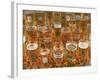 European Beer Glasses with Pretzels-Karen M^ Romanko-Framed Photographic Print