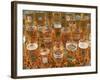 European Beer Glasses with Pretzels-Karen M^ Romanko-Framed Photographic Print