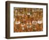 European Beer Glasses with Pretzels-Karen M^ Romanko-Framed Photographic Print