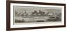 European Boat-Race at Bangkok, Siam-null-Framed Giclee Print