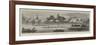 European Boat-Race at Bangkok, Siam-null-Framed Giclee Print