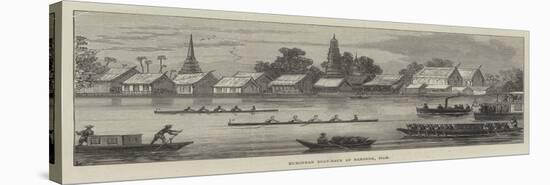 European Boat-Race at Bangkok, Siam-null-Stretched Canvas