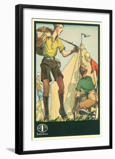European Boy Guides-null-Framed Art Print