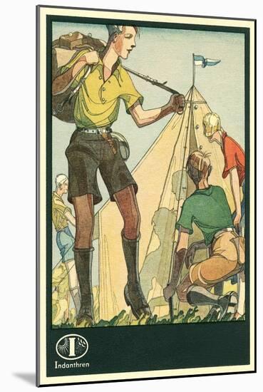 European Boy Guides-null-Mounted Art Print