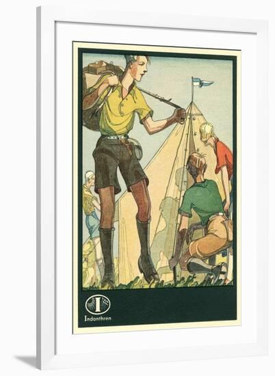 European Boy Guides-null-Framed Art Print