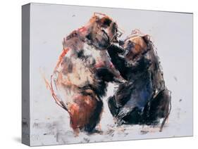 European Brown Bears, 2001-Mark Adlington-Stretched Canvas