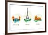 European Capital Symbols.-Betelgejze-Framed Premium Giclee Print