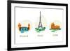 European Capital Symbols.-Betelgejze-Framed Premium Giclee Print