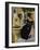 European Cat at St. Paul de Vence, France-Isy Ochoa-Framed Giclee Print