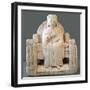 European Chess Figure of Enthroned Queen-null-Framed Photographic Print