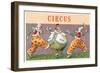 European Circus Clowns-null-Framed Art Print