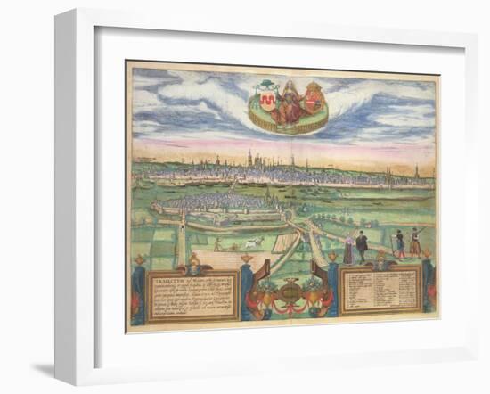 European City-Joris Hoefnagel-Framed Giclee Print