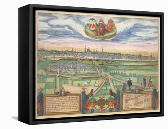 European City-Joris Hoefnagel-Framed Stretched Canvas