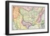 European Claims in North America in 1733, When the Last English Colony, Georgia, Was Founded-null-Framed Giclee Print