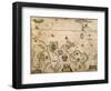 European Coast, Map on Parchment by Willem and Joan Blaeu, 1677-null-Framed Giclee Print