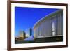 European Court of Justice and New Philharmonic Hall on Kirchberg in Luxembourg City, Grand Duchy of-Hans-Peter Merten-Framed Photographic Print