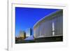 European Court of Justice and New Philharmonic Hall on Kirchberg in Luxembourg City, Grand Duchy of-Hans-Peter Merten-Framed Photographic Print