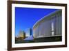 European Court of Justice and New Philharmonic Hall on Kirchberg in Luxembourg City, Grand Duchy of-Hans-Peter Merten-Framed Photographic Print