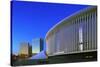 European Court of Justice and New Philharmonic Hall on Kirchberg in Luxembourg City, Grand Duchy of-Hans-Peter Merten-Stretched Canvas