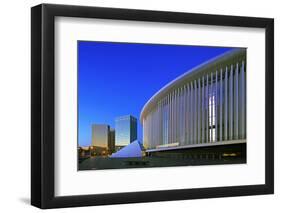 European Court of Justice and New Philharmonic Hall on Kirchberg in Luxembourg City, Grand Duchy of-Hans-Peter Merten-Framed Photographic Print