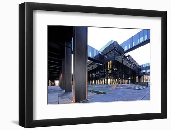 European Court of Justice on Kirchberg in Luxembourg City, Grand Duchy of Luxembourg, Europe-Hans-Peter Merten-Framed Photographic Print