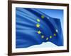 European Flag-bioraven-Framed Art Print