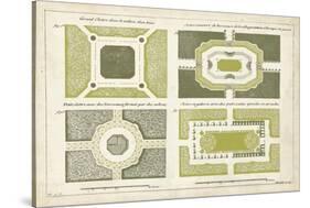 European Garden Design I-DeZallier d'Argenville-Stretched Canvas