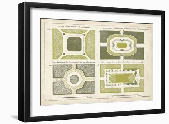 European Garden Design I-DeZallier d'Argenville-Framed Art Print