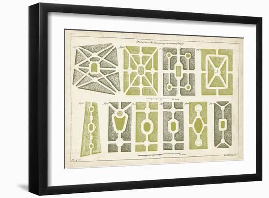 European Garden Design II-DeZallier d'Argenville-Framed Art Print